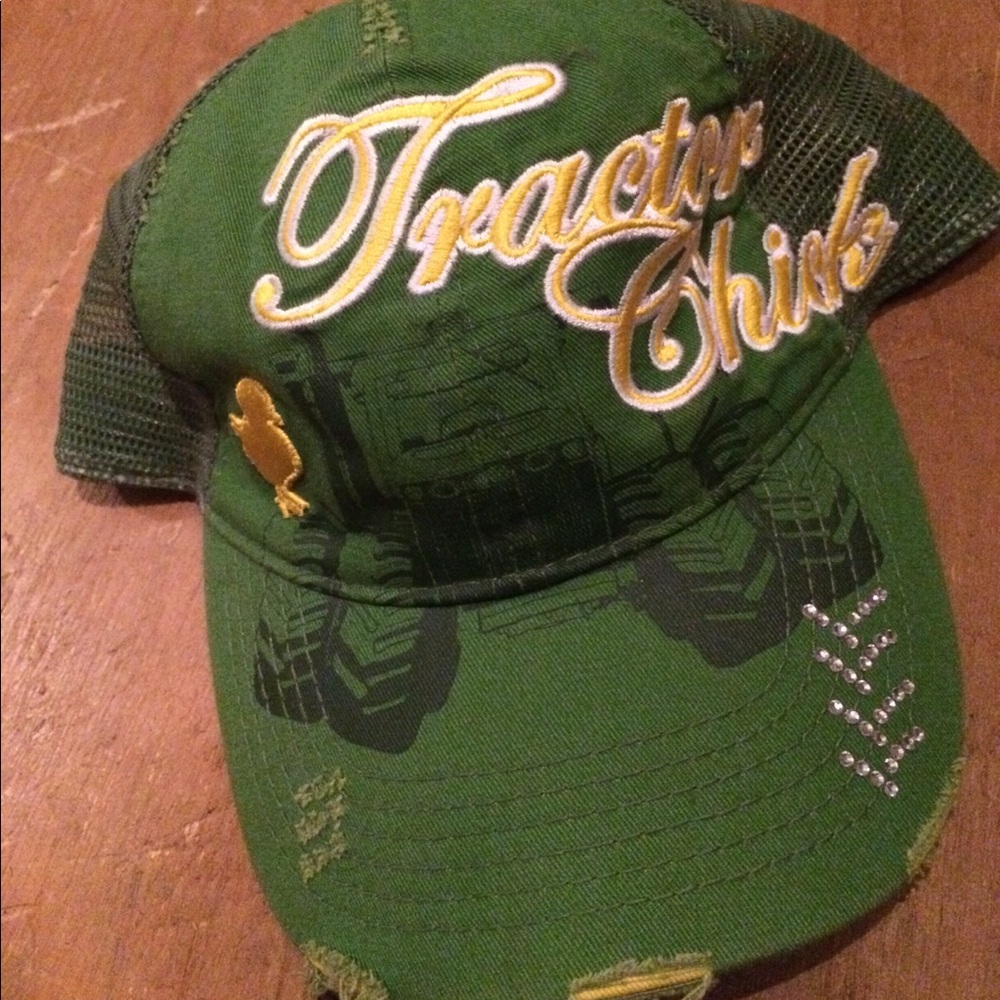 Cute tractor chick hat
